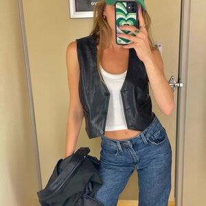 Danier Leather Vest Size SM